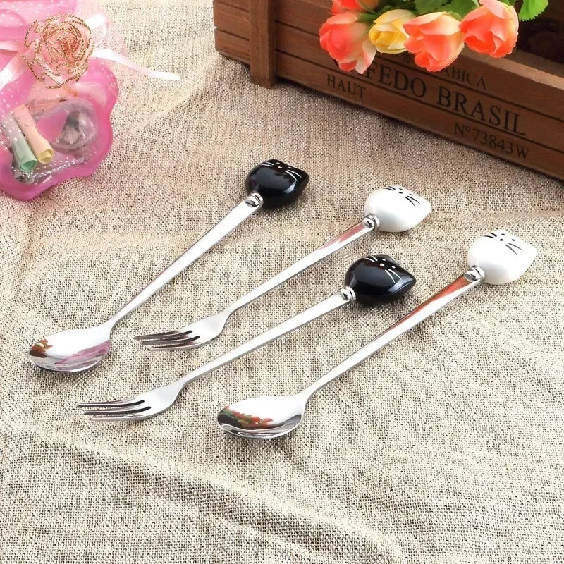 Merry Christmas Spoons for Party, Tableware Ornaments, Christmas Decorations for Home, Xmas Gifts, 2023 New Year